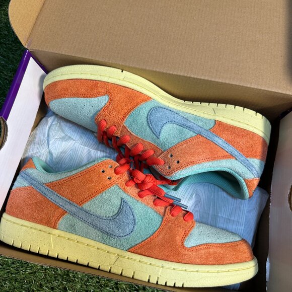 Nike SB Dunk Low Pro PRM Emerald Rise Noise Aqua Men\'s Size 10.5 DV5429-800 NEW main image 7